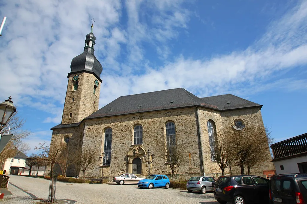 Christ church in Schwarzenbach am Wald