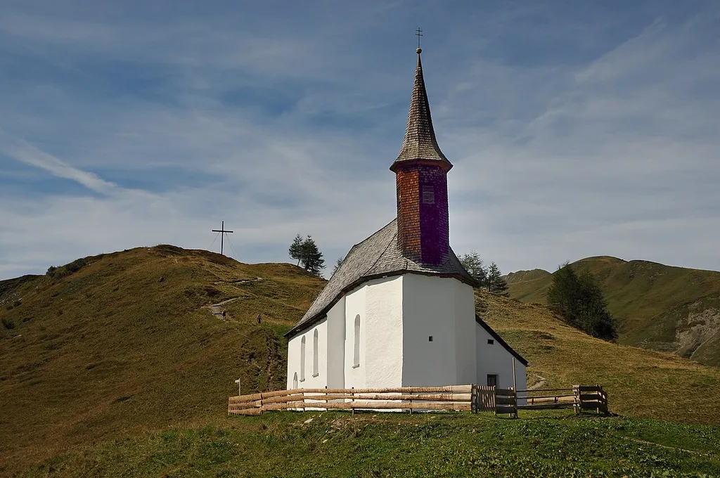 Kath. Pfarrkirche hl. Jakobus in Hochkrumbach bei Warth.