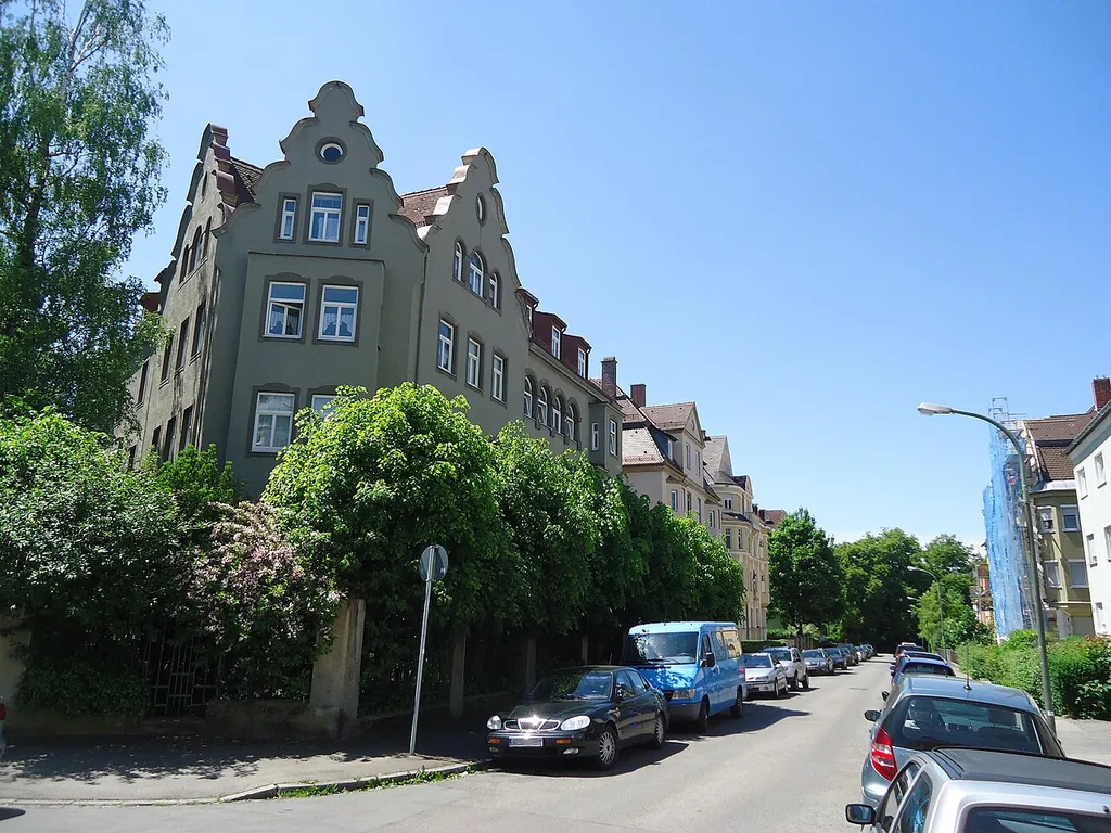Ensemble Burgfriedenstraße in Augsburg
