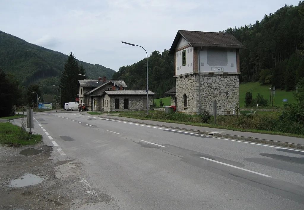 Freiland train station in Lower Austria