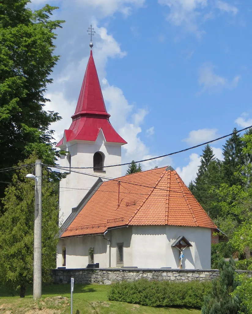 Saint Mary Magdalene Church in Klinja Vas, Municipality of Kočevje, Slovenia