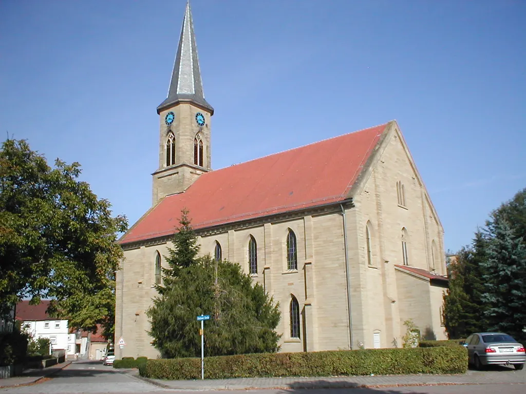 Evangelische Kirche in Gemmingen, erbaut 1846/47