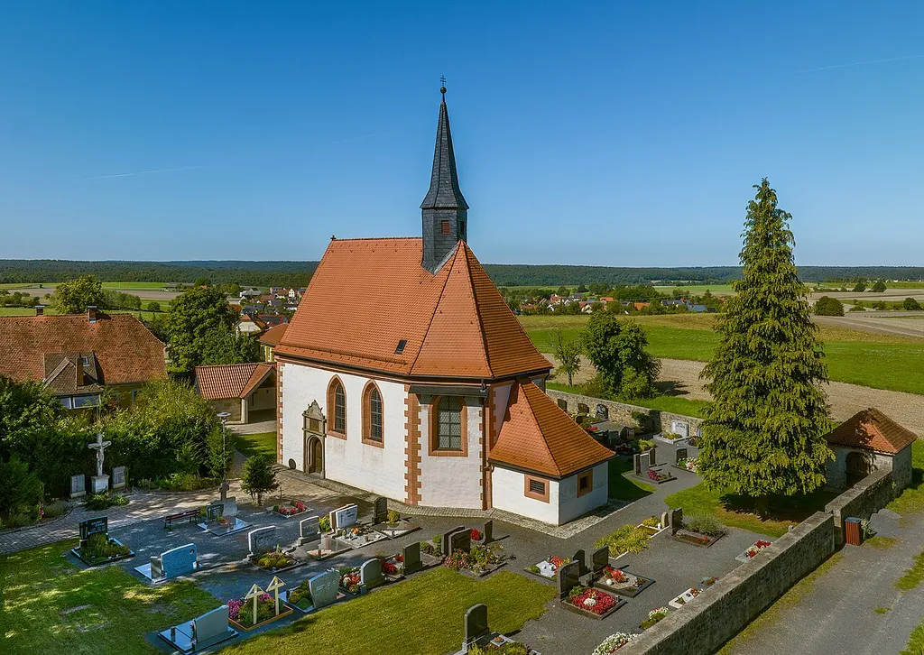 Catholic Filial Church of St. Rochus and Sebastian in Großgressingen in Upper Franconia
