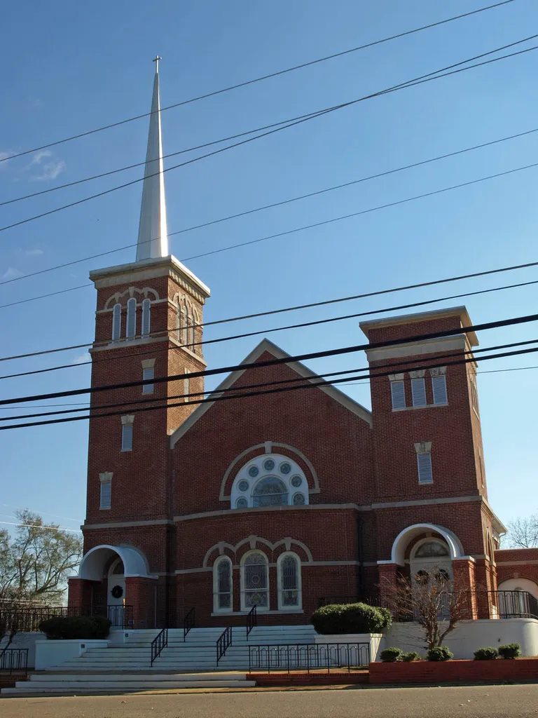 First Methodist Church in Greenville, Alabama, part of the South Greenville Historic District