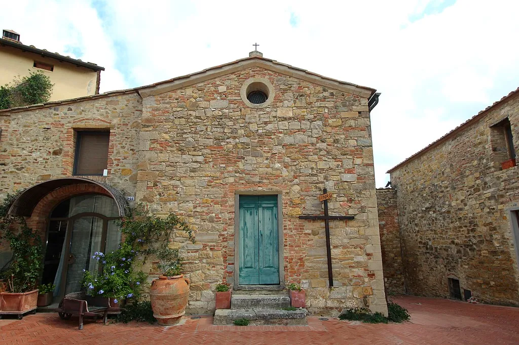 Church/Chapel/Oratory Sant'Anna, Castello di Tignano, in Tignano, hamlet of Barberino Val d'Elsa, Comune in the Metropolitan City of Florence, Tuscany, Italy