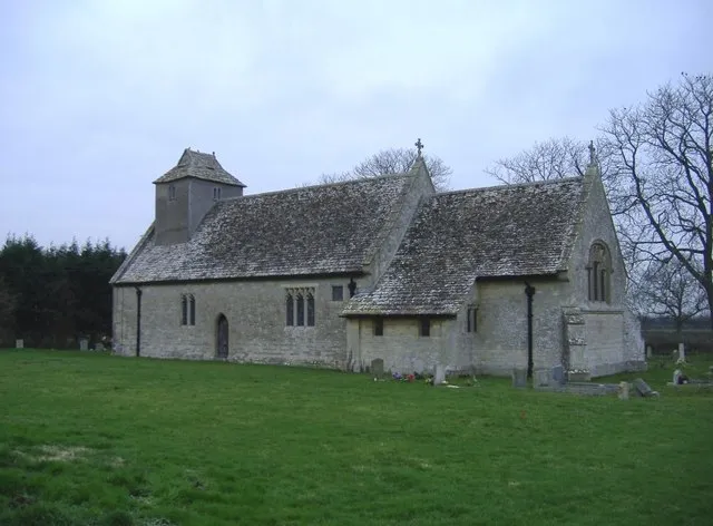 All Saints' parish church, Leigh, Wiltshire, seen from the southeast