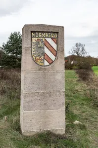 Grenzsteine Mühlespan in Nürnberg