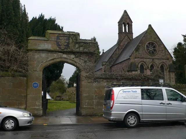 Photograph of St Leonard's Church Gateway, Ludlow, Shropshire, England