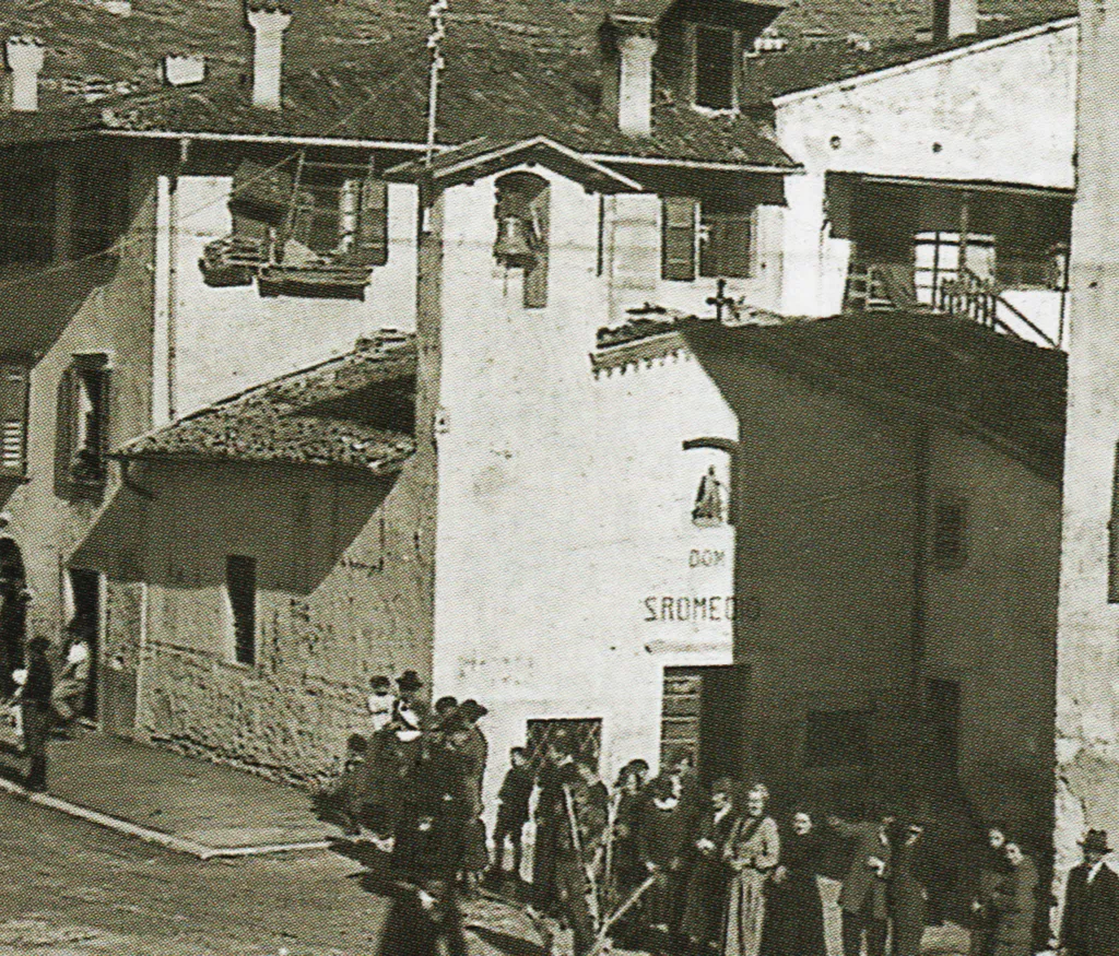 April 27th 1924; Saint Romedius church at Fucine in Borgo Sacco (Rovereto, Trentino, Italy), now destroyed