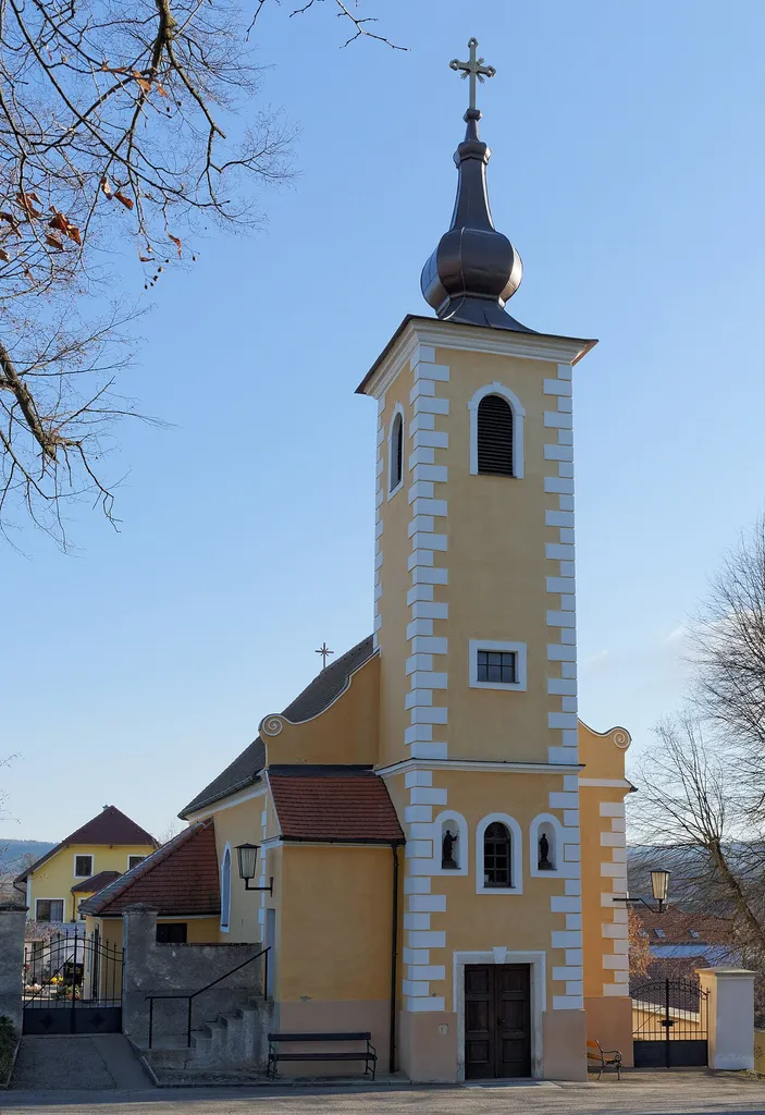 Church in Maiersch, Municipality Gars am Kamp, Lower Austria, Austria
