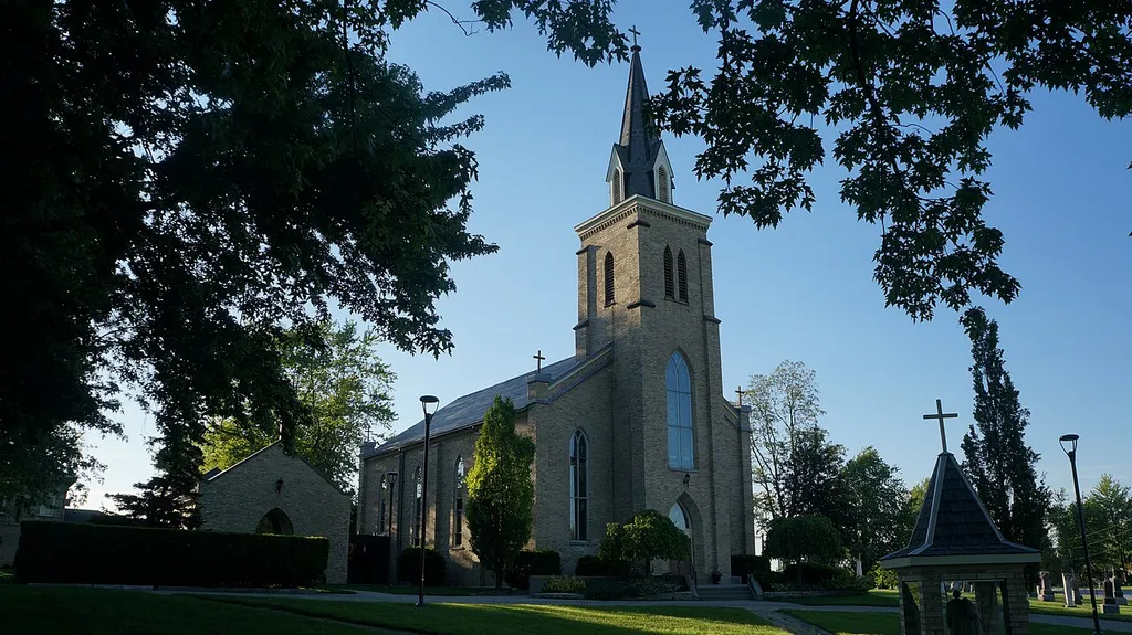 Exterior of St. Patrick Church - Lucan, ON