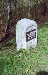 Milestone, Bradbourne Vale Road, W of railway bridge
