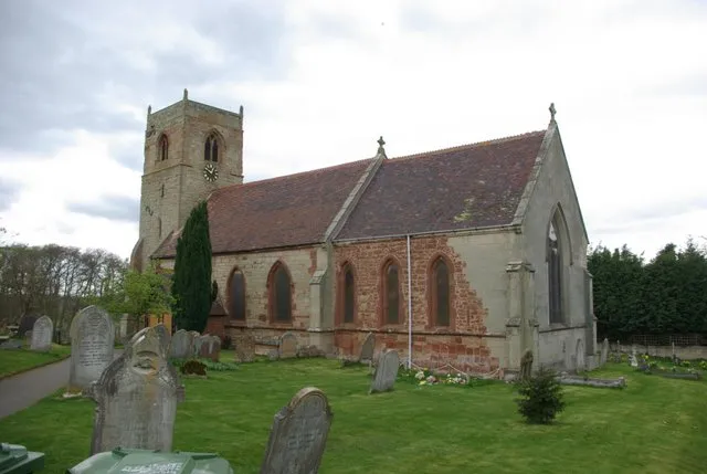 St Giles' parish church, Bubbenhall, Warwickshire, seen from the southeast