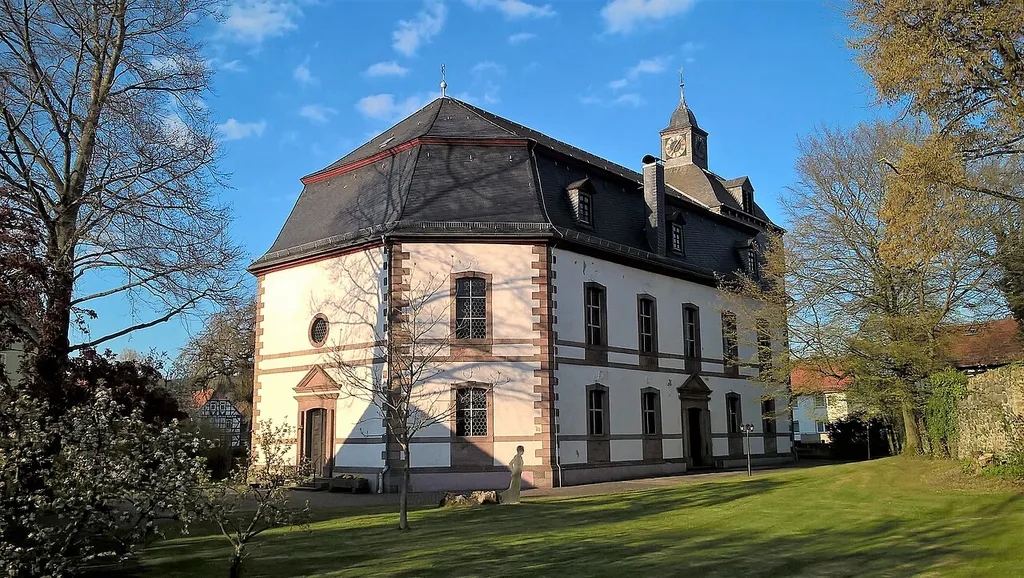 Evangelische Kirche Ober-Ohmen, Gemeinde Mücke, Vogelsbergkreis, Hessen, Deutschland