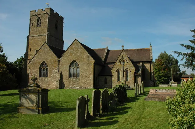 St Peter's parish church, Lugwardine, Herefordshire, seen from south-southeast