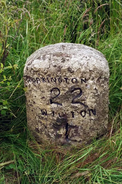 Old Milestone by the A596, west of Wigton