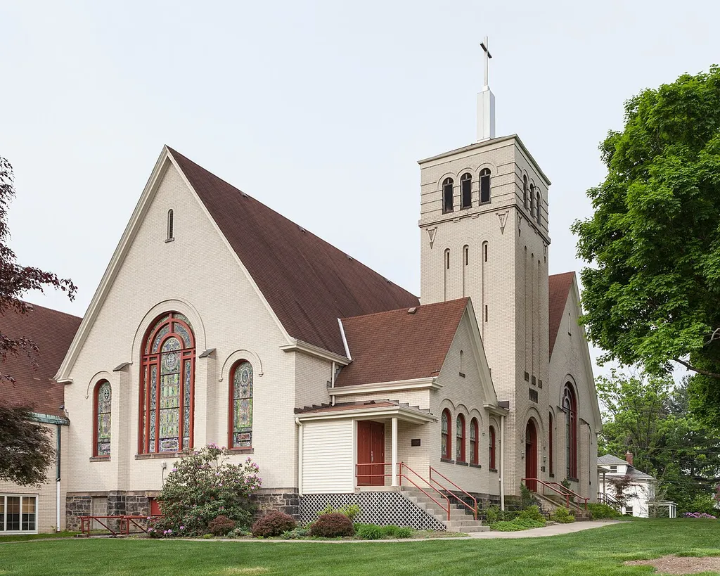 Bethel Presbyterian Church in Bethel Park, Pennsylvania. This is the current 1910 building of the church that traces its history back to 1776. Two prior buildings, dating back to 1826, existed near the location of the current building.