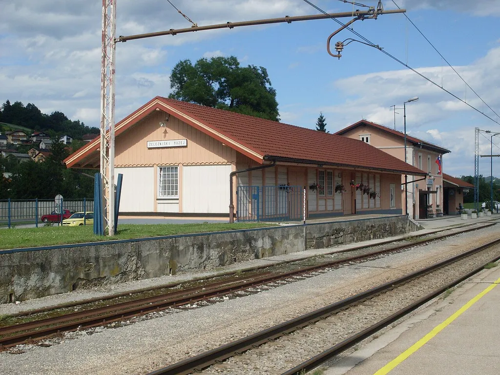 Former warehouse of the Šentjur train station, today hosting the Südbahn museum.