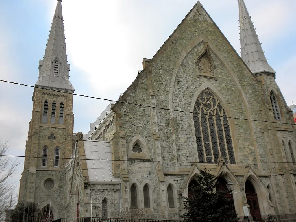 Grace United Methodist Church in Wilmington, Delaware. On the NRHP. 9th and West Sts.