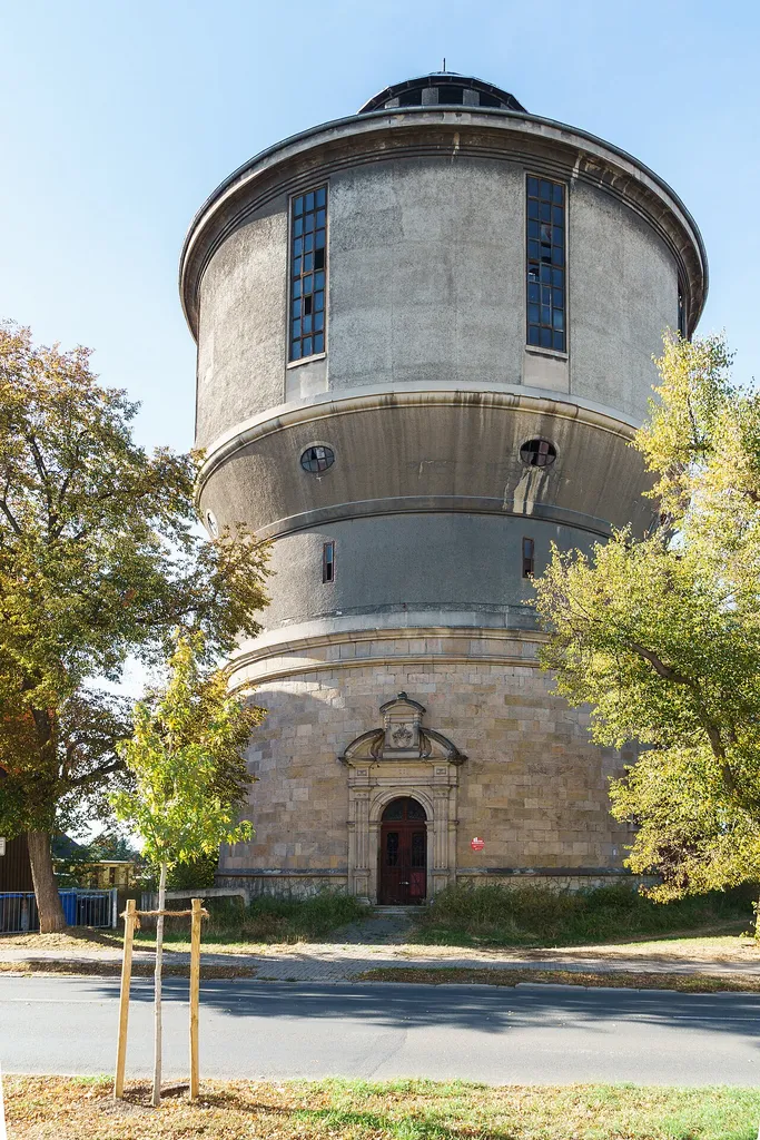 Wasserturm, Wasserturmstraße in Halberstadt This is a picture of the Saxony-Anhalt Kulturdenkmal (cultural heritage monument) with the ID 09402714 KDSA/09402714(andere) (Wikidata)