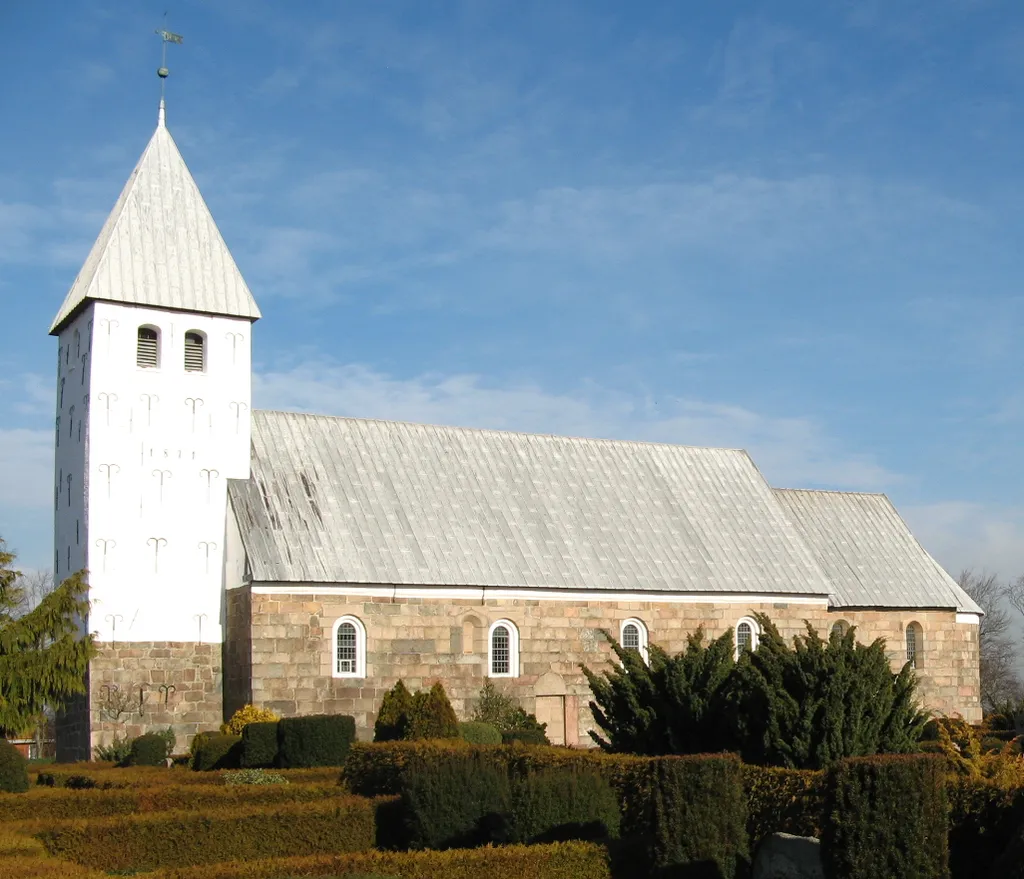 Bryndum church from the south