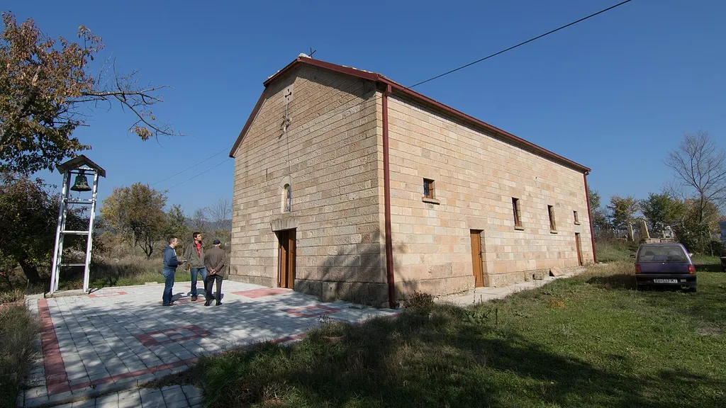 View of the St. John the Baptist Church in the village Otošnica