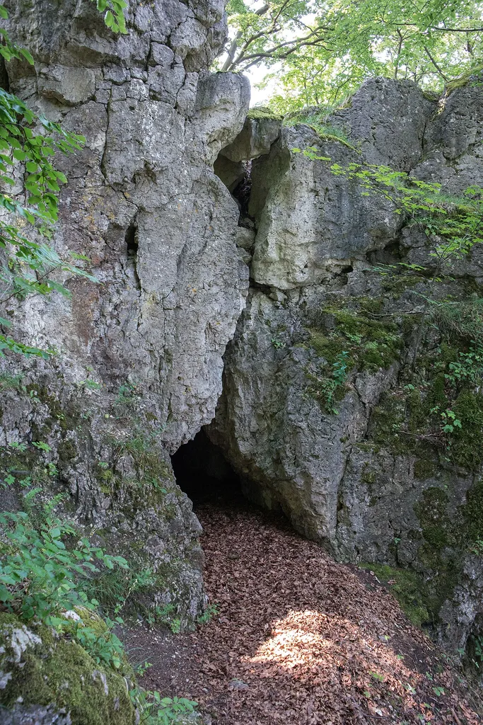 Höhlenportal der Glatzensteinhöhle