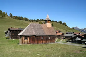 evangelical church in Obermutten