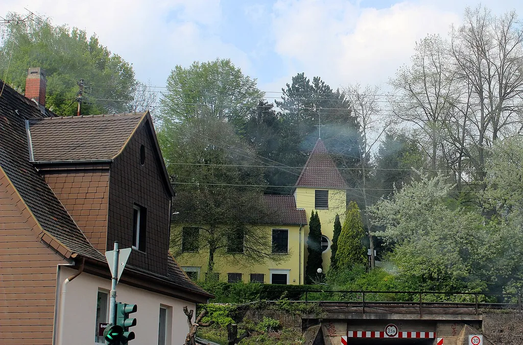 Evangelische Kirche am Lorenzberg in Schafbrücke, Stadt Saarbrücken, Saarland