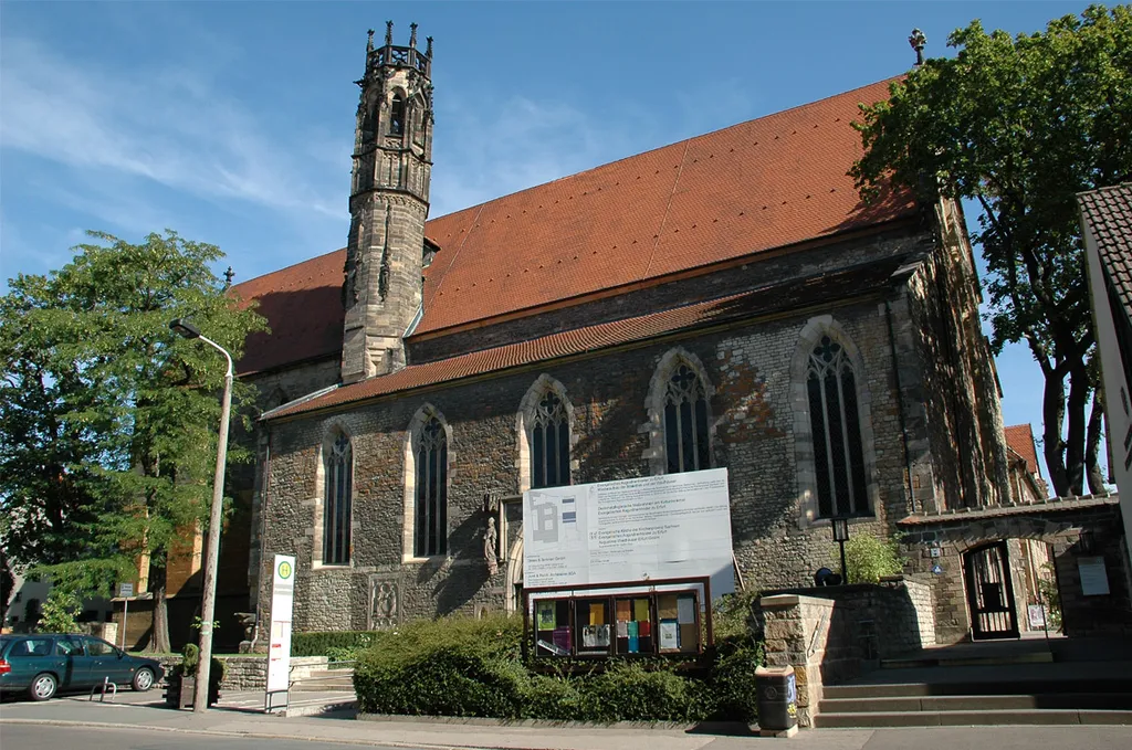 Augustinerkirche (errichtet 1277) in der Augustinerstraße in Erfurt