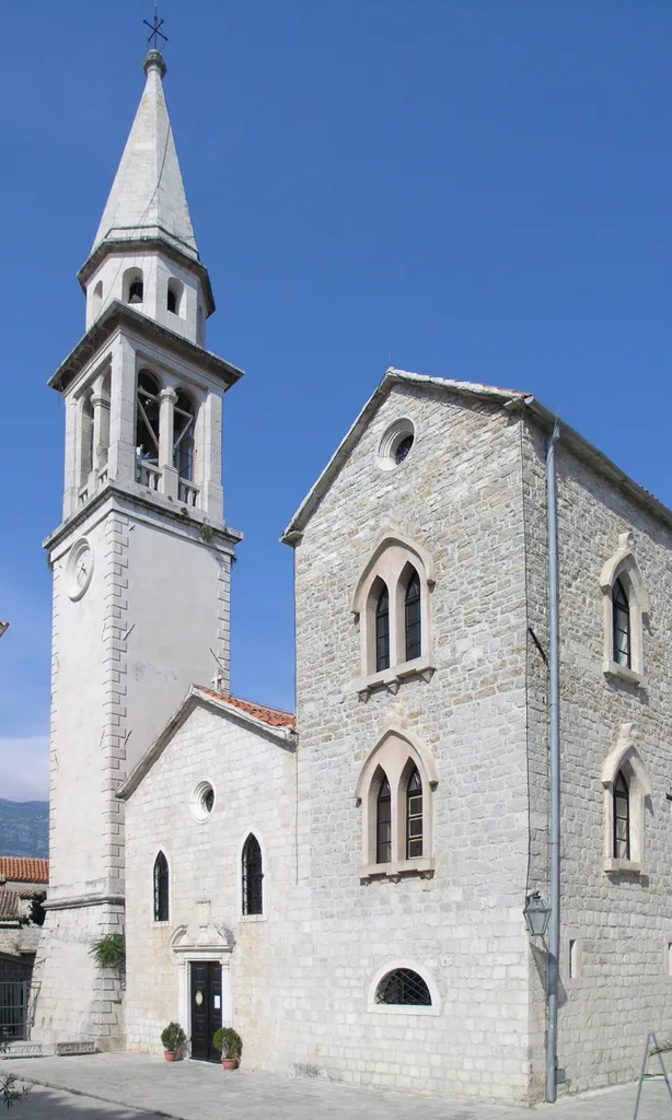 Černá Hora, Budva - kostel svatého Ivana