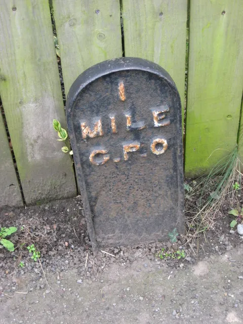 Old Milepost by Allan Street, Darlington