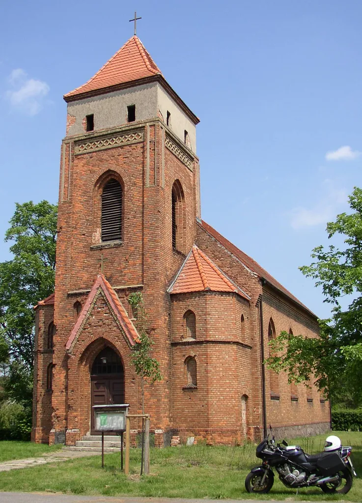 Church in Bliesdorf in Brandenburg, Germany