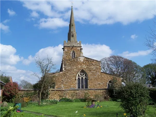 All Saints' parish church, Somerby, Leicestershire, seen from the west