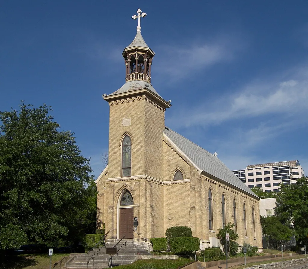 Gethsemane Lutheran Church in Austin, Texas, United States. The church was listed on the National Register of Historic Places on August 25, 1970. As of this writing, it is an office of the Texas Historical Commission.