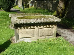Churchyard tomb 12 metres south east of church porch