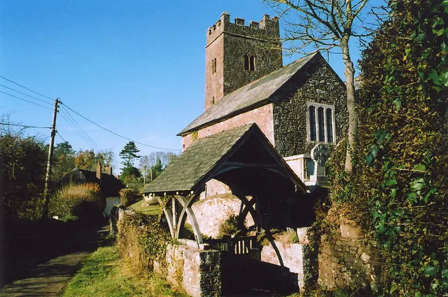 Upton Hellions: church dedicated to St Mary the Virgin. A small and atmospheric church dating from 1170. The south aisle is early 16th century. Beer stone has been used for the window openings