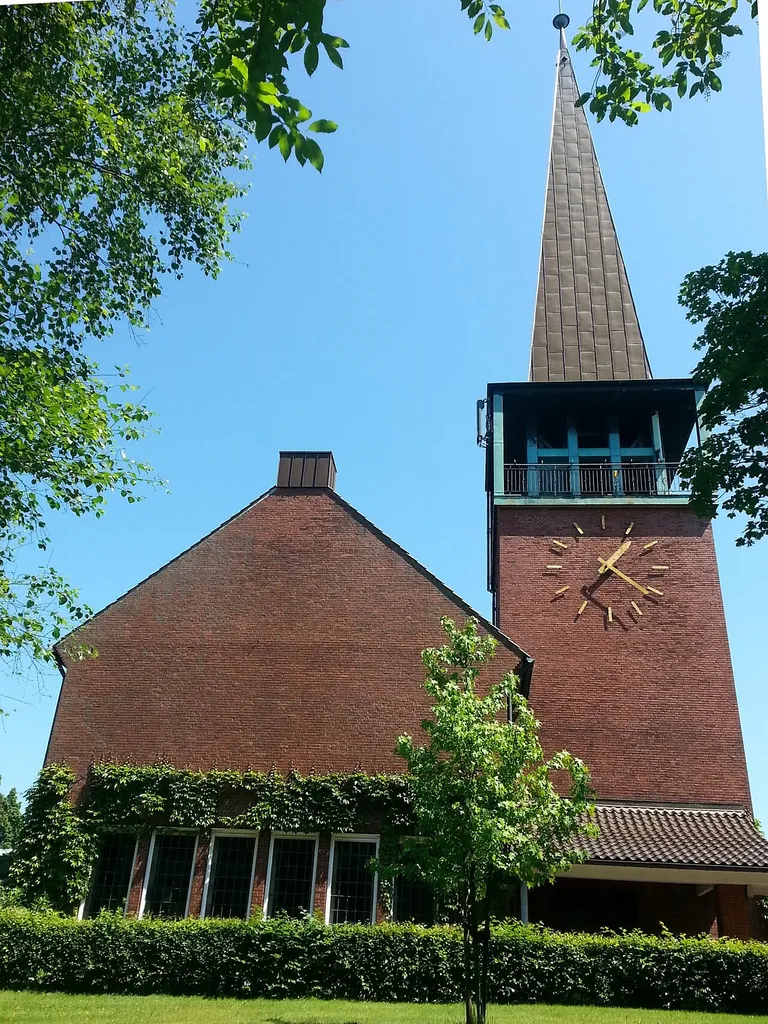 The John the Apostle Church in Stade, Lower Saxony, Germany. View from West.