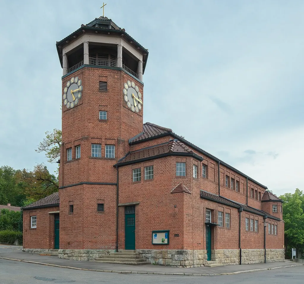 Church Pauluskirche Schwenningen, Schwenningen, Villingen–Schwenningen, district Schwarzwald–Baar–Kreis, Baden–Württemberg, Germany