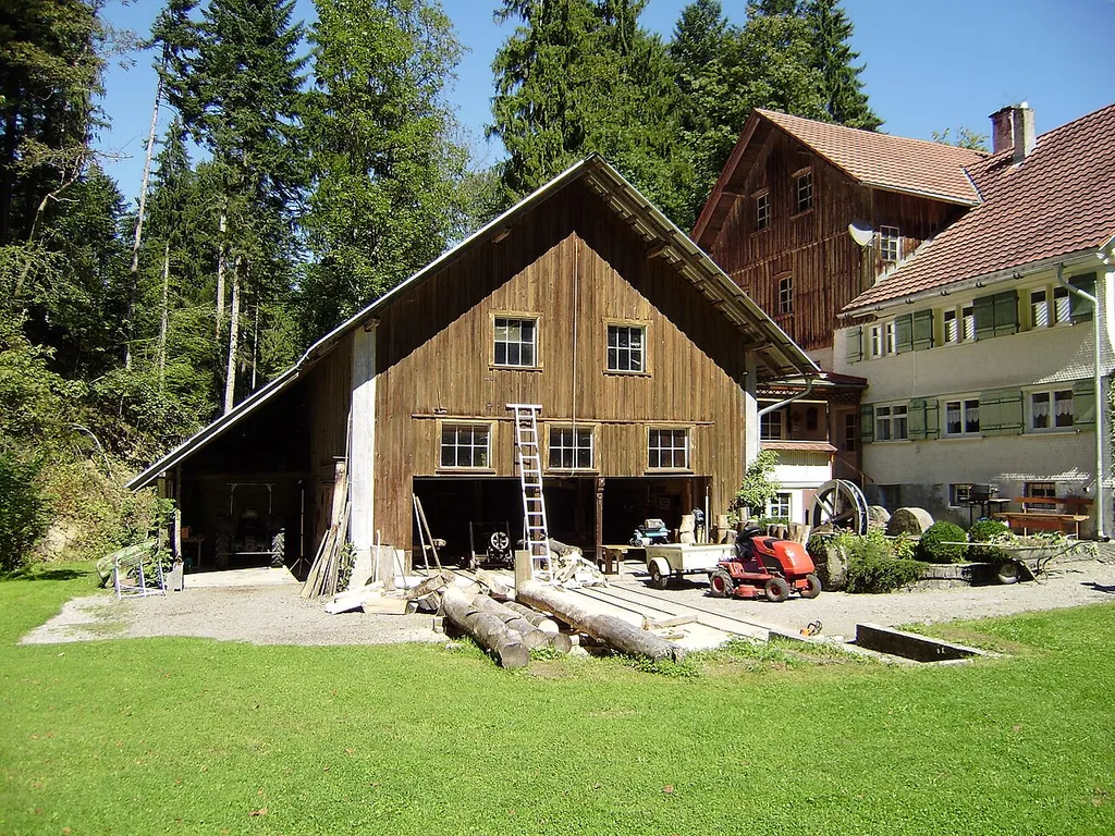 Bruggmühle bei Opfenbach-Ruhlands, Sägemühle