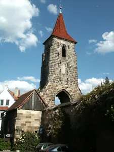 Kirchenruine der Ehemaliges Spitalkirche St. Leonhard in Lauf an der Pegnitz
