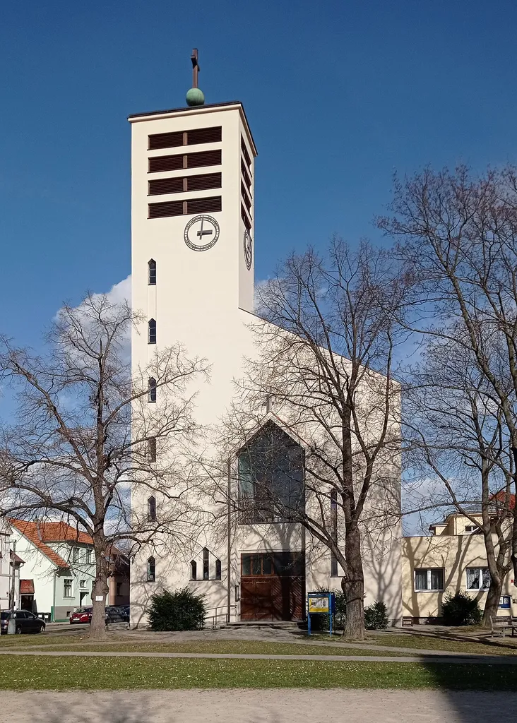 Church of St. Adalbert in Čtyři Dvory, part of České Budějovice, South Bohemian Region, Czechia