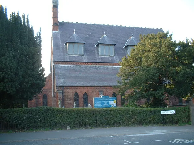 Christ Church parish church, Linton, Derbyshire, seen from the south