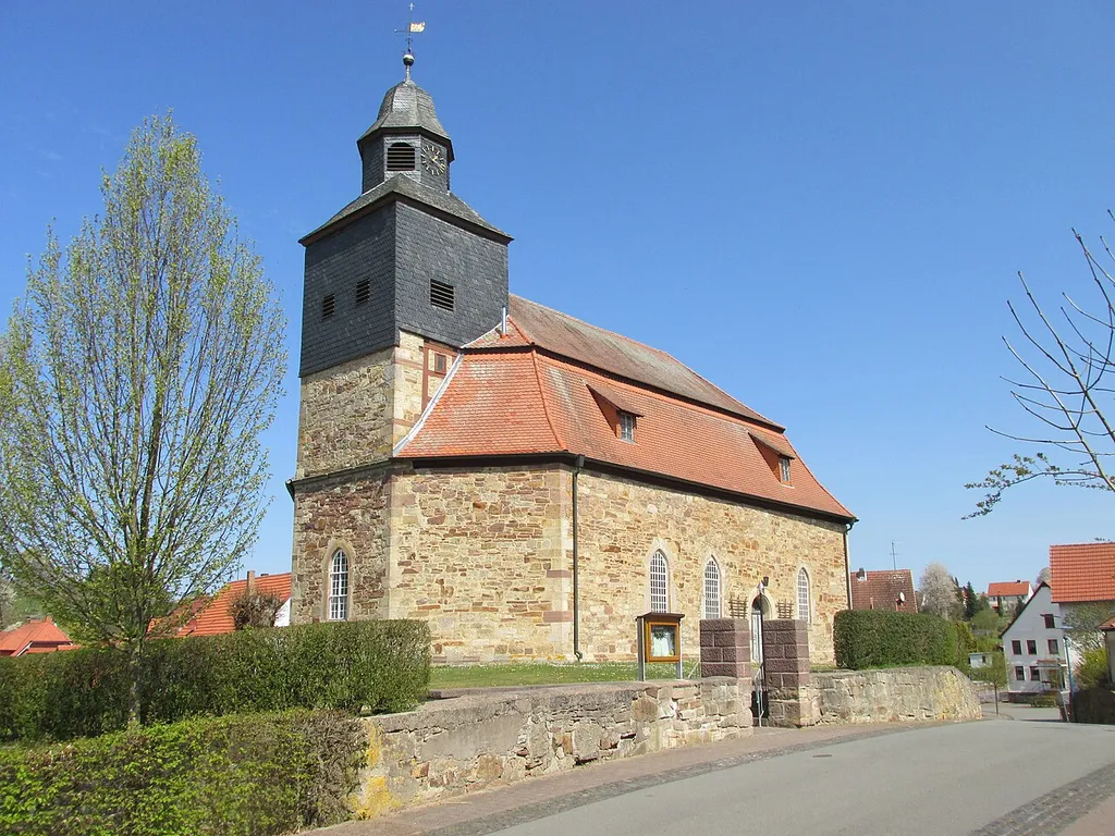 die evangelische Kirche in Hombressen