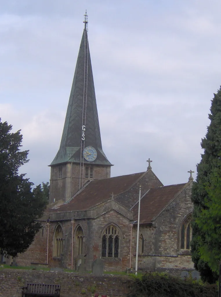 West Harptree Church. Taken by Rod Ward 15th August 2006
