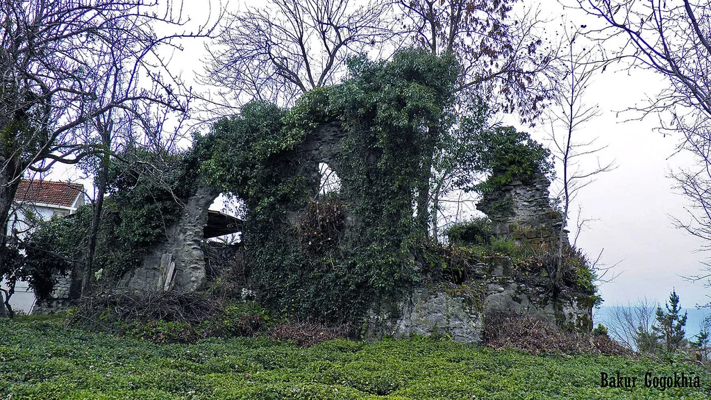 Ruins of Georgian orthodox church in Ardeşen, Rize province/Lazistan, Turkey; Batumi and Lazeti Eparchy of GEOCh