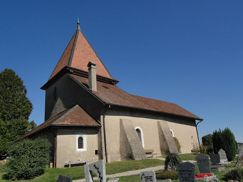 Bassins, L'église Notre-Dame This is an image of a cultural property of national significance in Switzerland with KGS number 05926