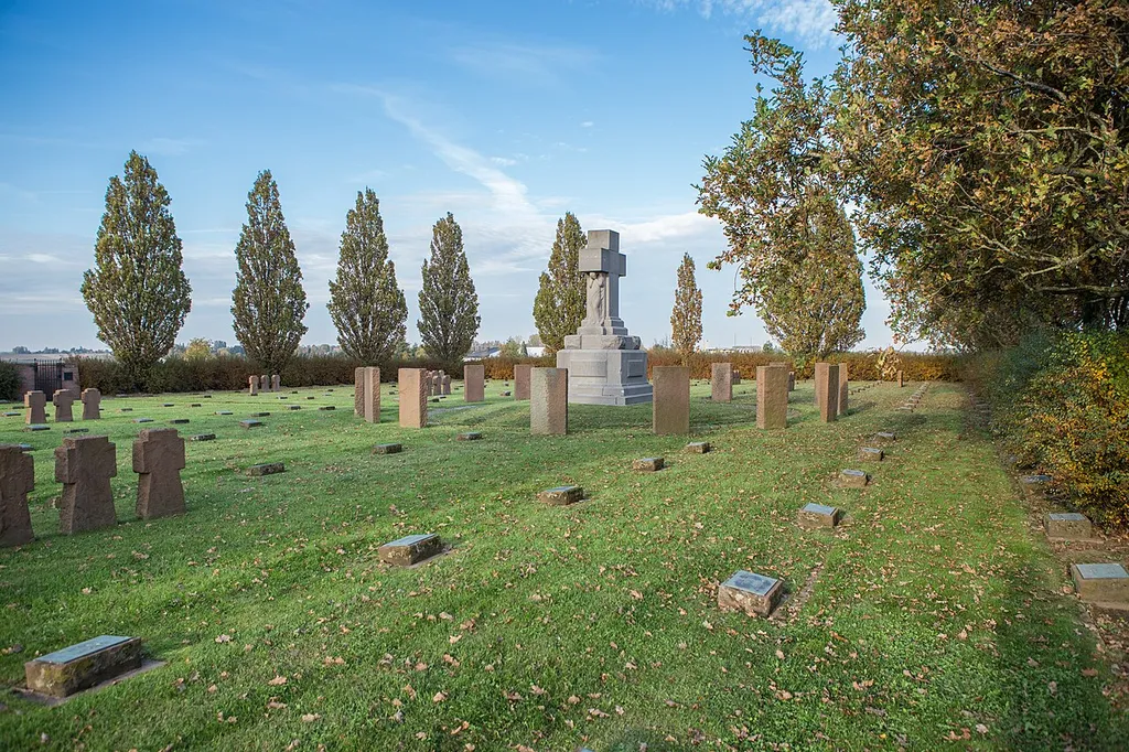 Wicres "Route de la Bassée" German military cemetery