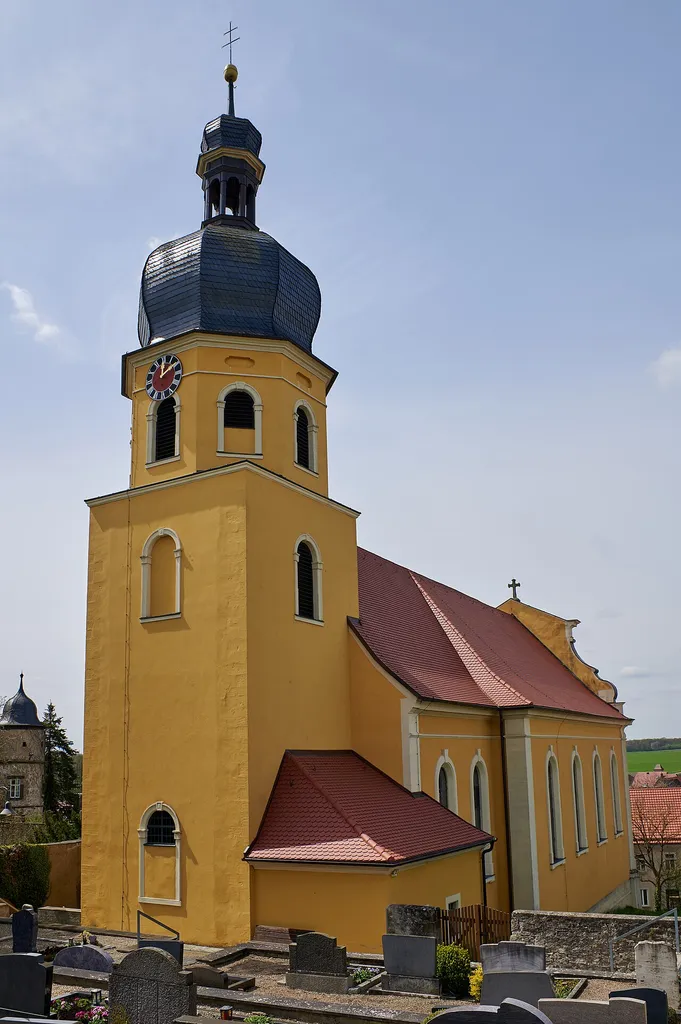 Grettstadt: Obereuerheim, Kath. Pfarrkirche St. Laurentius