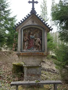 Kreuzwegstation Burg in Wielenbach